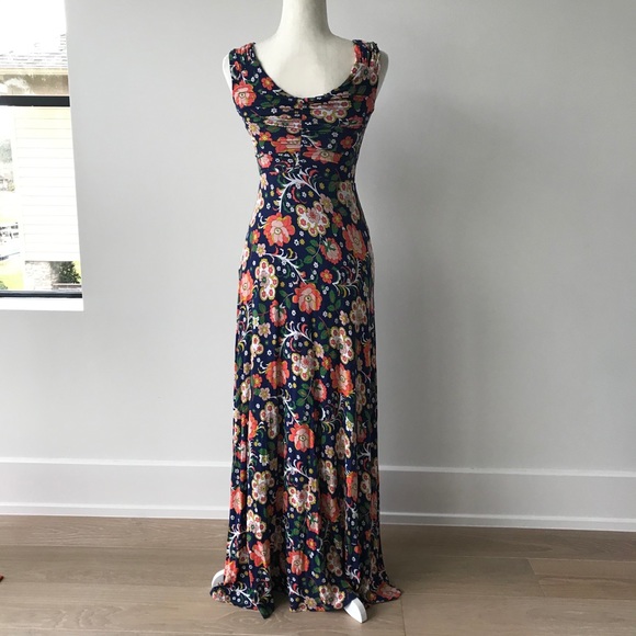 Boden Navy 3/4 Sleeve Dress with Flower Embroidery | Dresses with sleeves, Comfortable dress, Boden